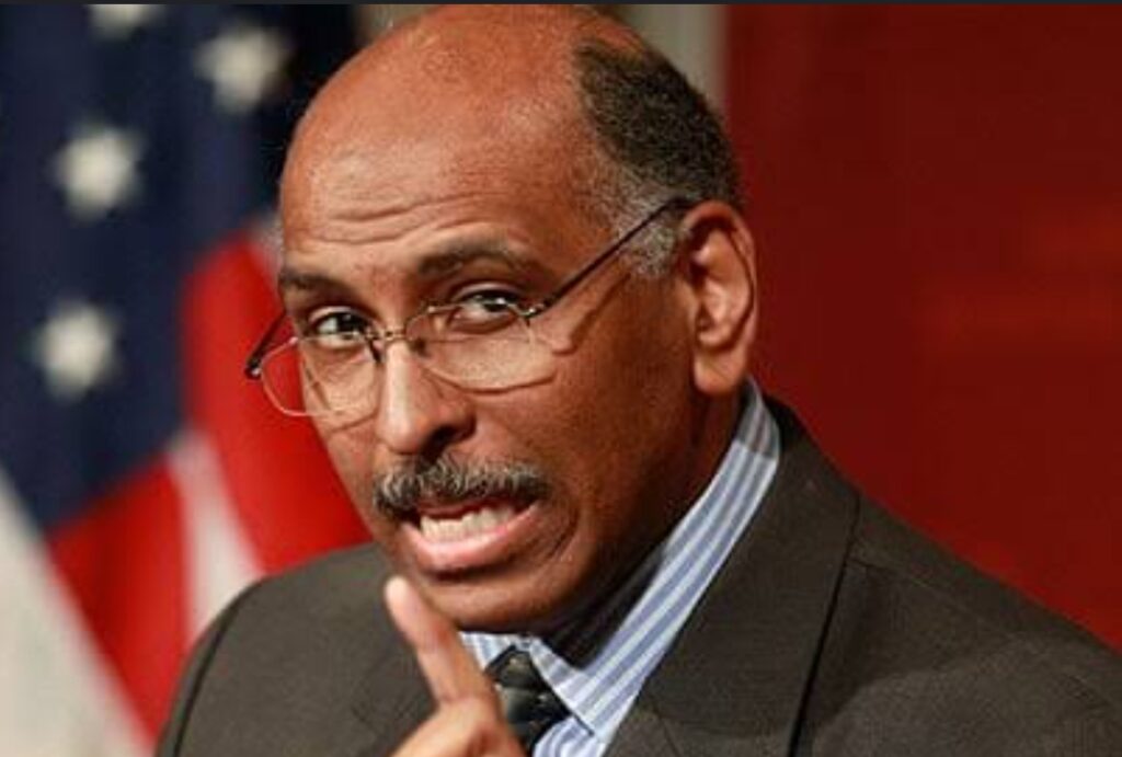 In an undated stock photo,Alicia Menendez, Michael Steele and Symone Sanders Townsend of MSNBC’s “The Weekend.”
