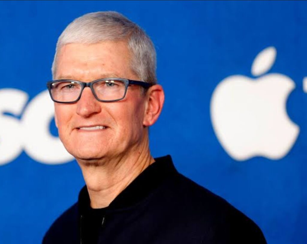 In an undated stock photo, Apple CEO Tim Cook 