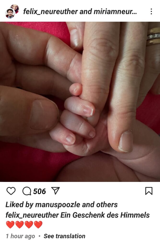 felix neurenuther share a post in instgram