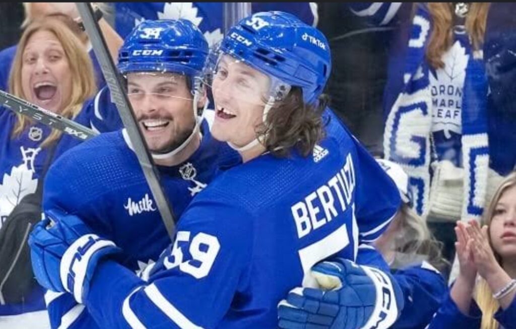 In an undated stock photo,Bet on Auston Matthews to record four-plus shots against the Pittsburgh Penguins. Photo by Frank Gunn/The Canadian Press.