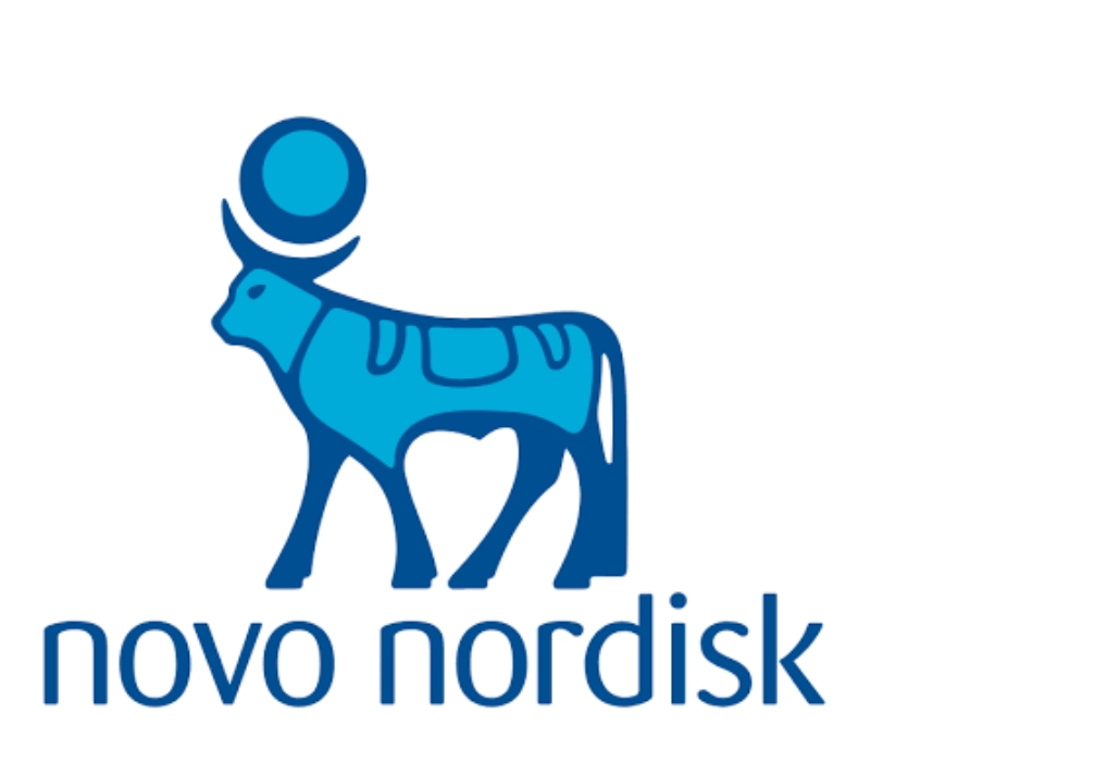 In an undated stock photo, novo nordisk company logo